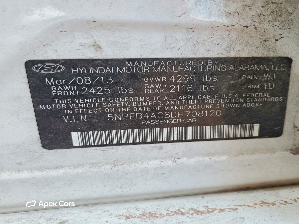Hyundai Sonata 2013