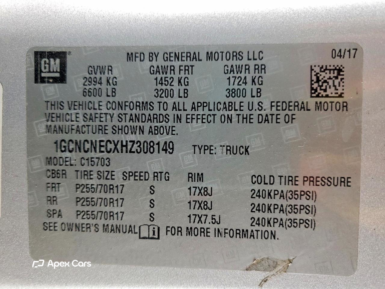 Chevrolet Silverado 2017