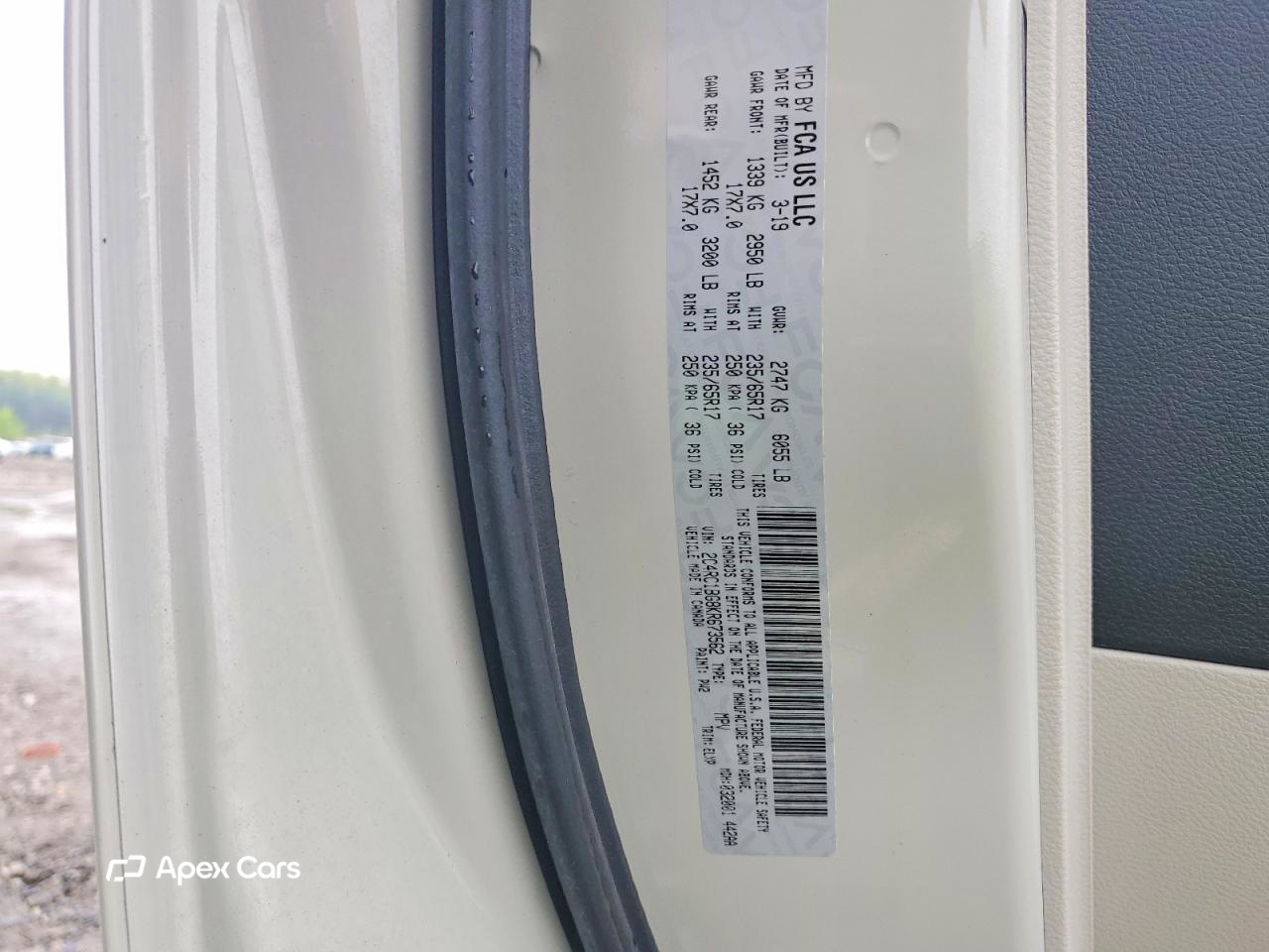 Chrysler Pacifica 2019