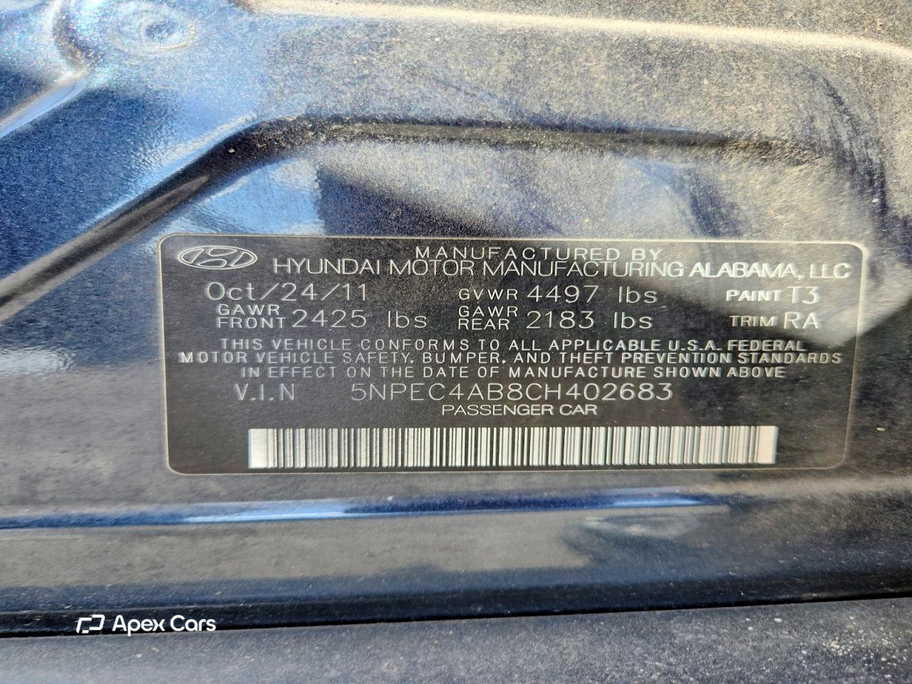 Hyundai Sonata 2012
