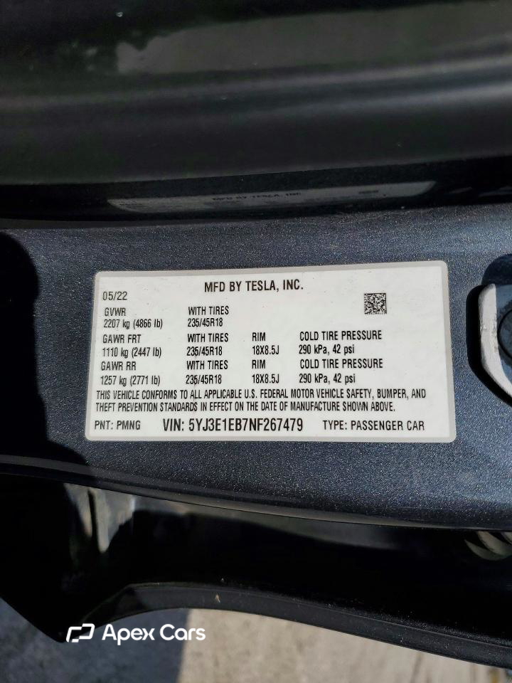 Tesla Model 3 2022