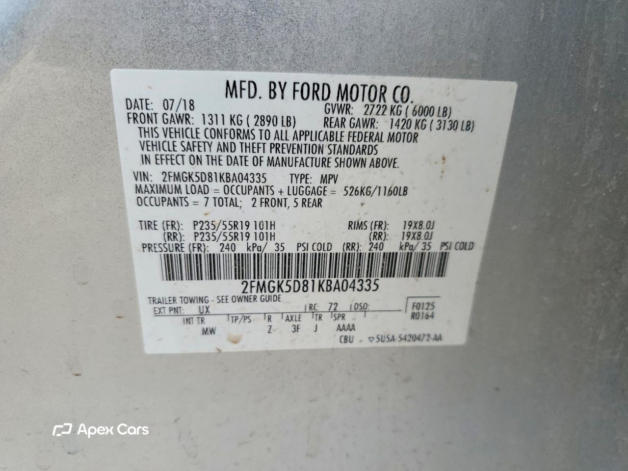 Ford Flex 2019
