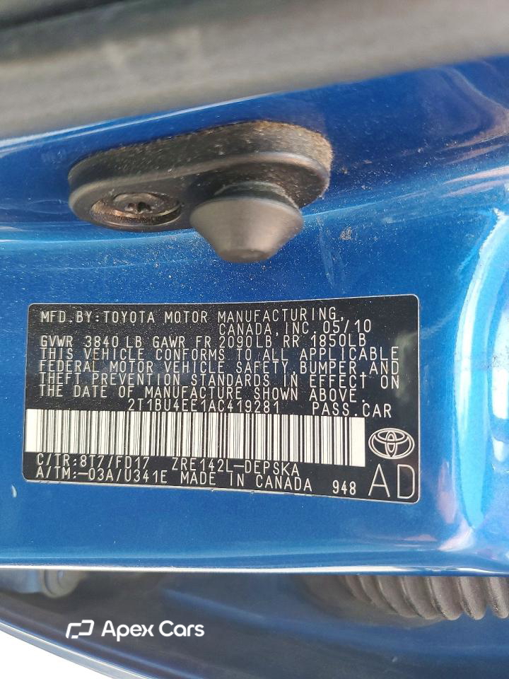 Toyota Corolla 2010