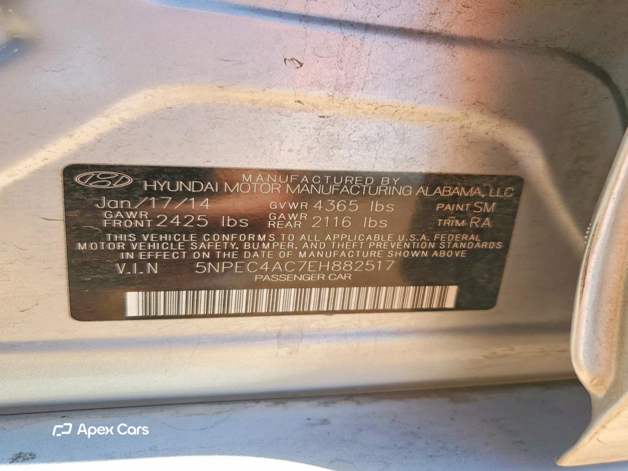 Hyundai Sonata 2014