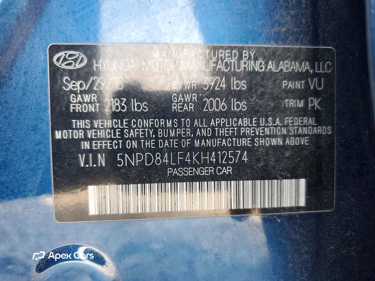 Hyundai Elantra 2019