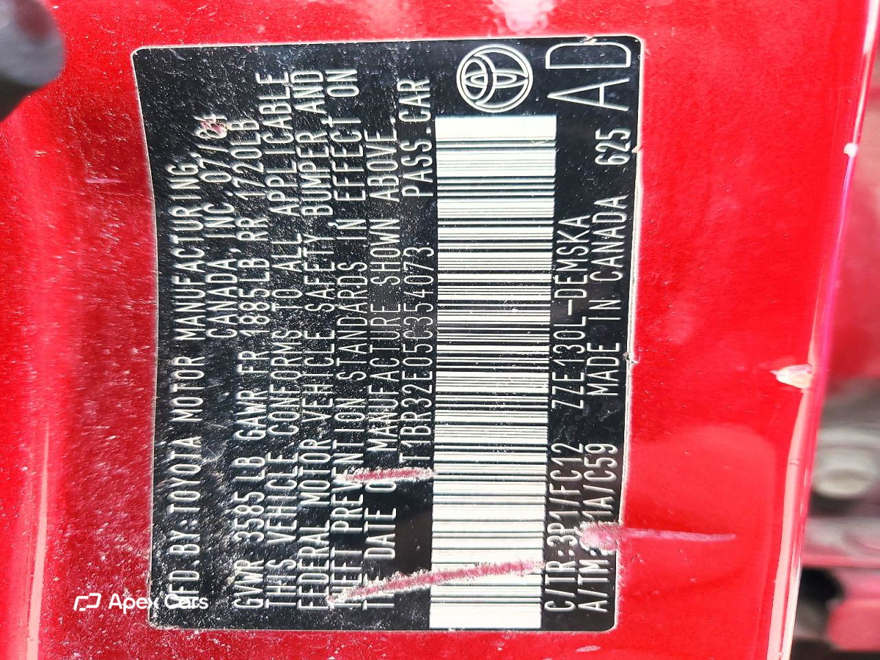 Toyota Corolla 2005