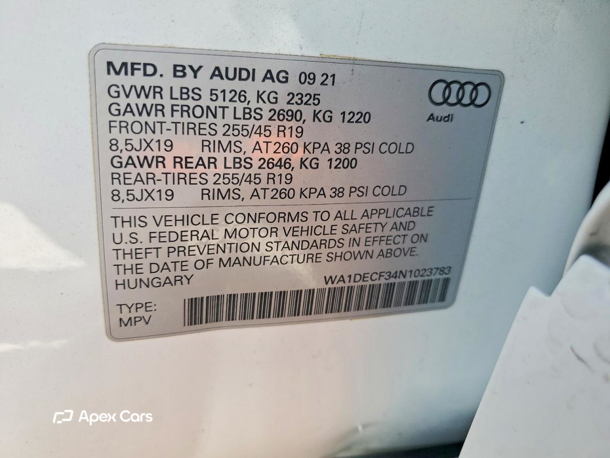 Audi Q3 2022