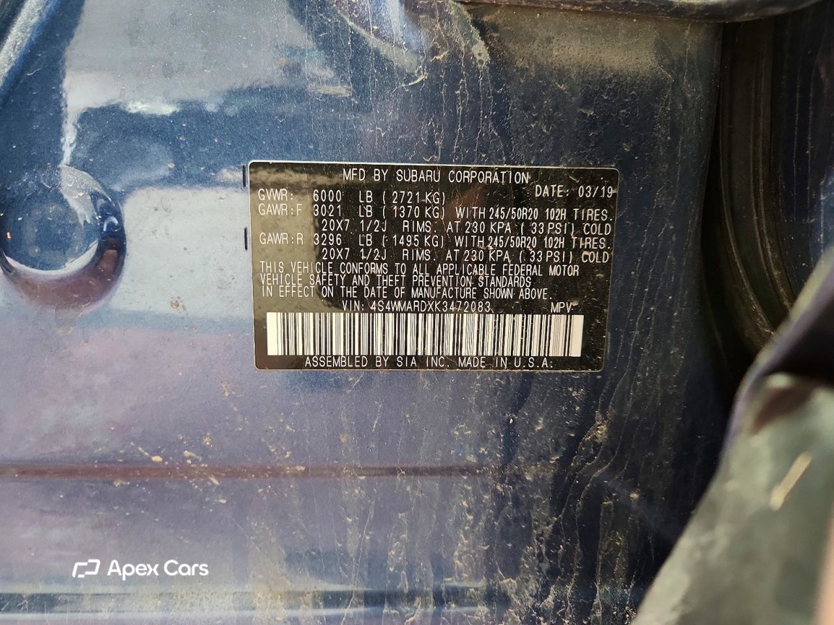 Subaru Ascent 2019
