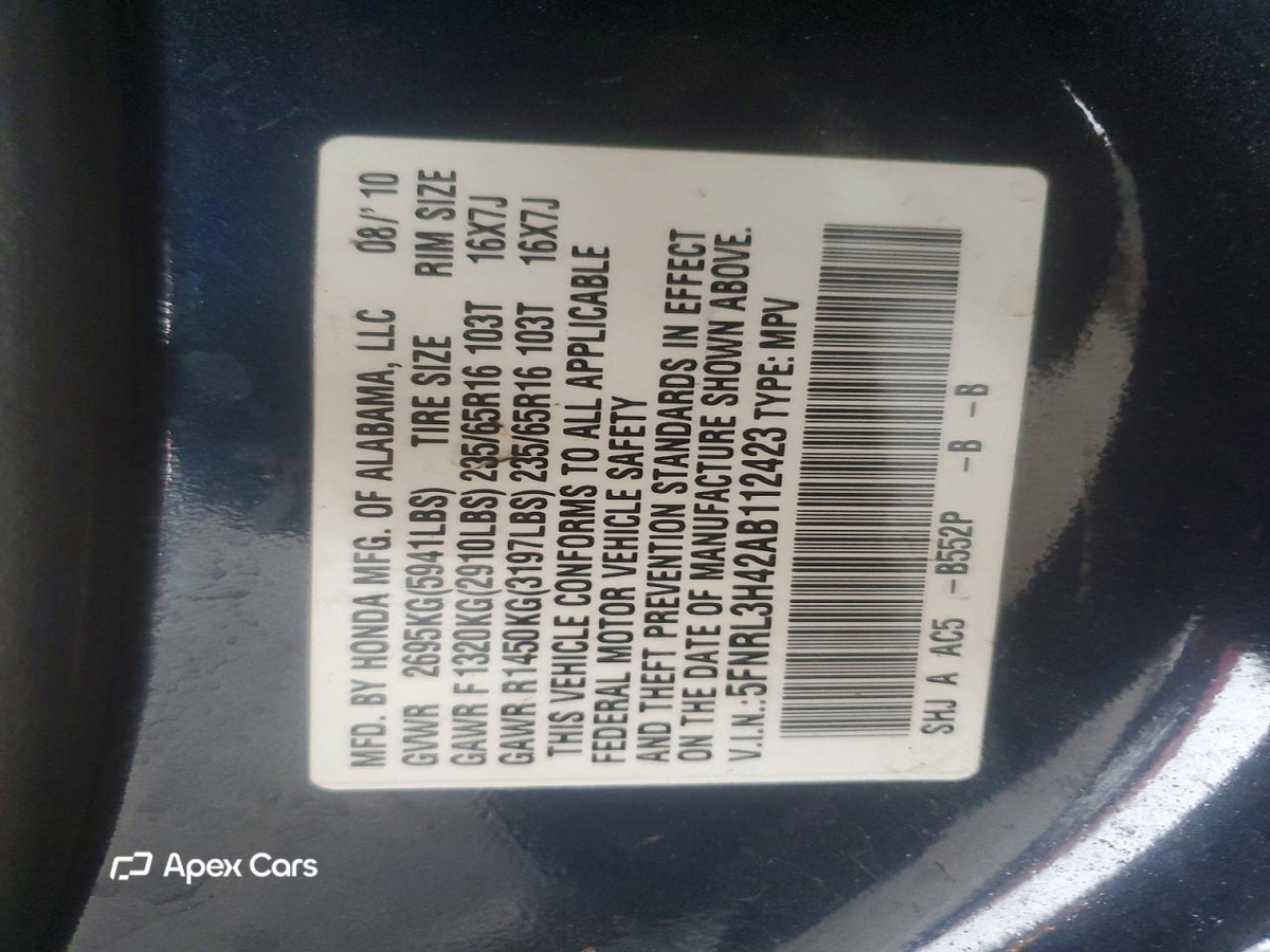 Honda Odyssey 2010