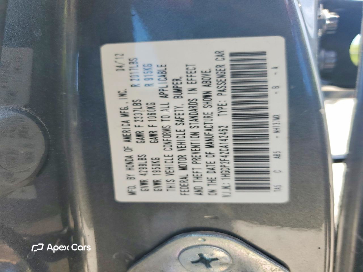 Honda Accord 2012
