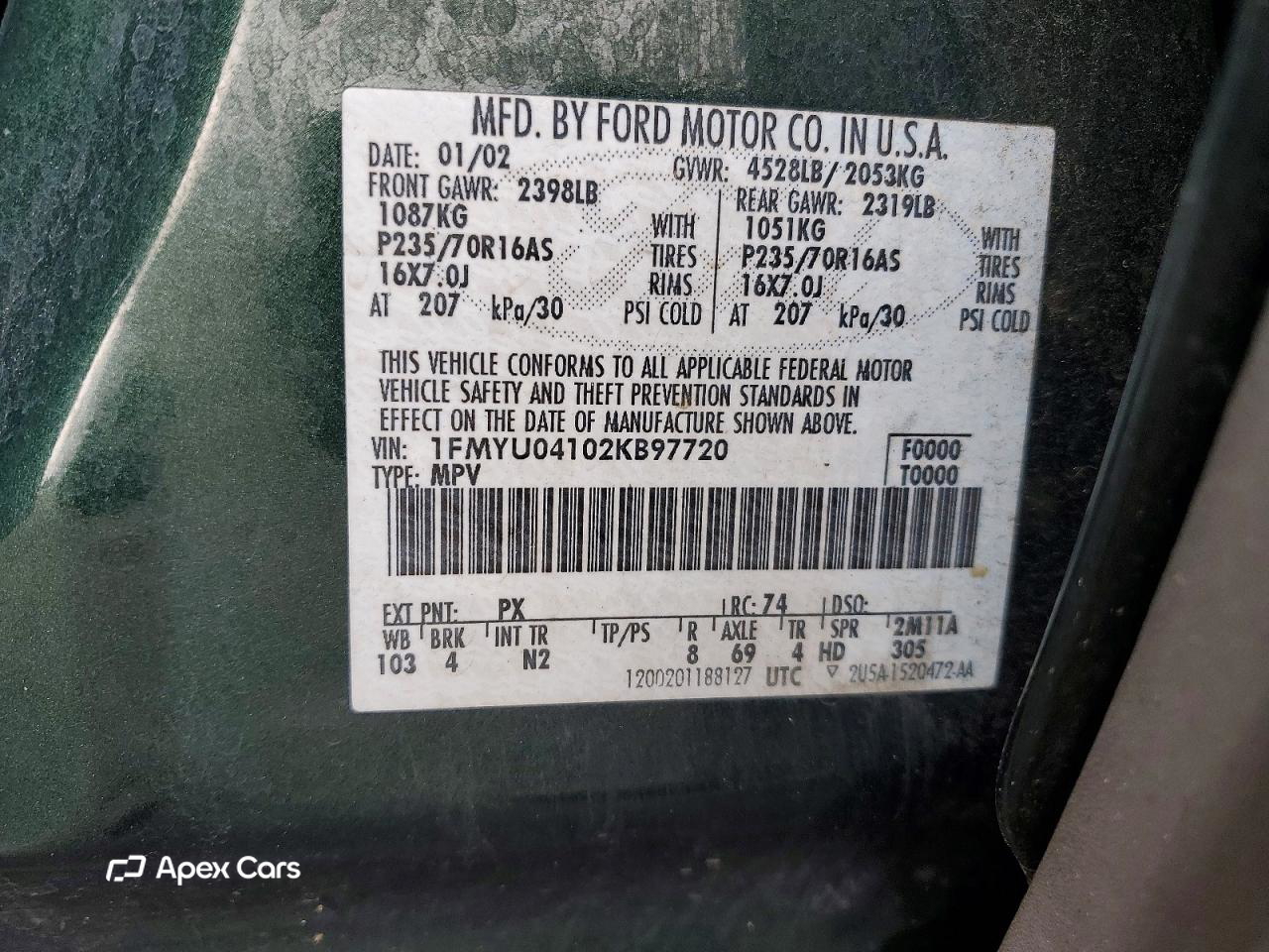 Ford Escape 2002