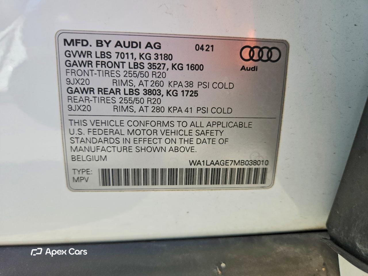 Audi e-tron 2021