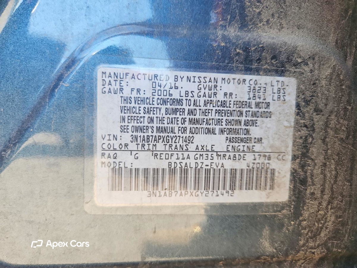 Nissan Sentra 2016