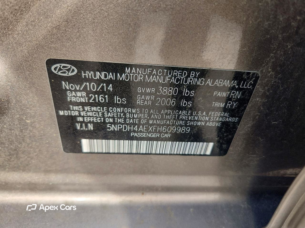Hyundai Elantra 2015