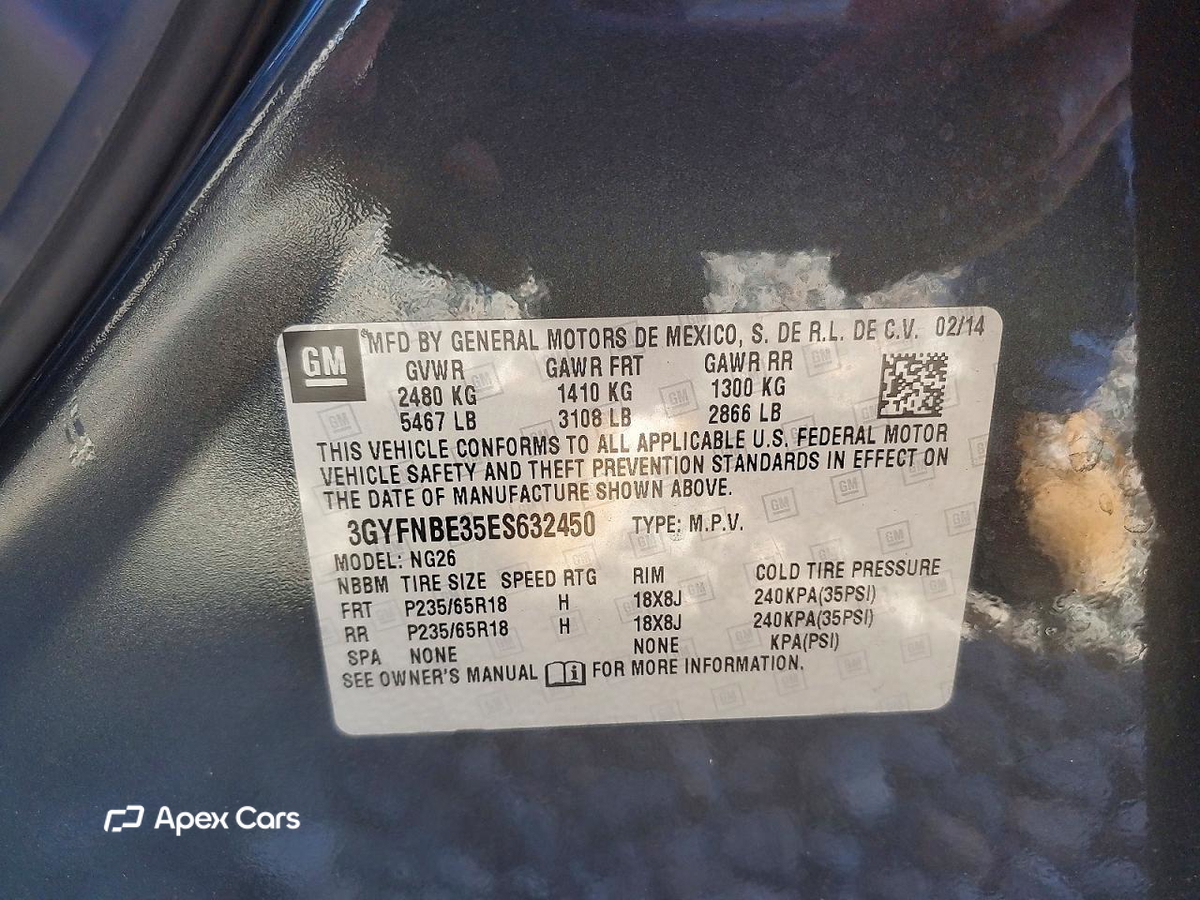 Cadillac SRX 2014