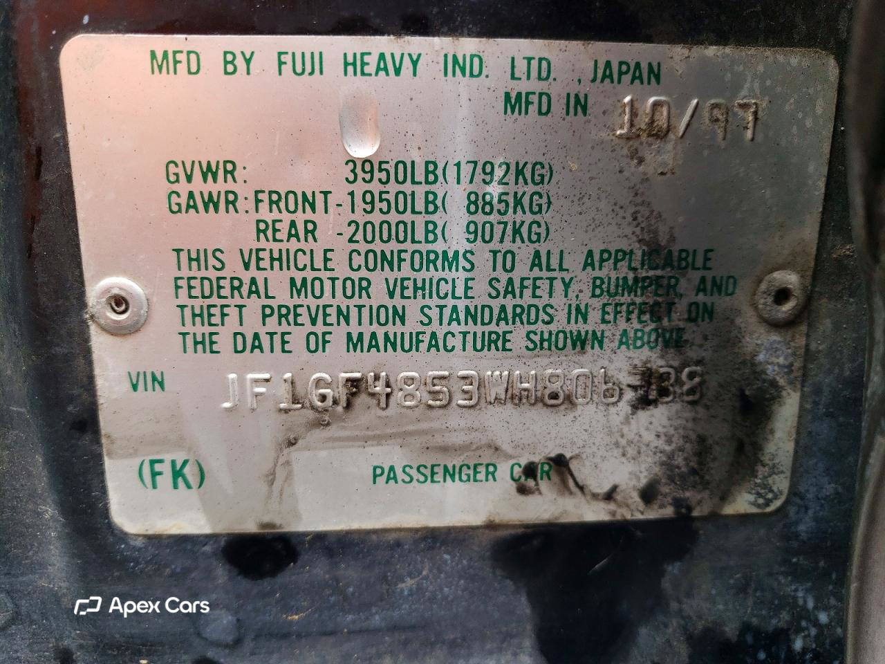 Subaru Impreza 1998