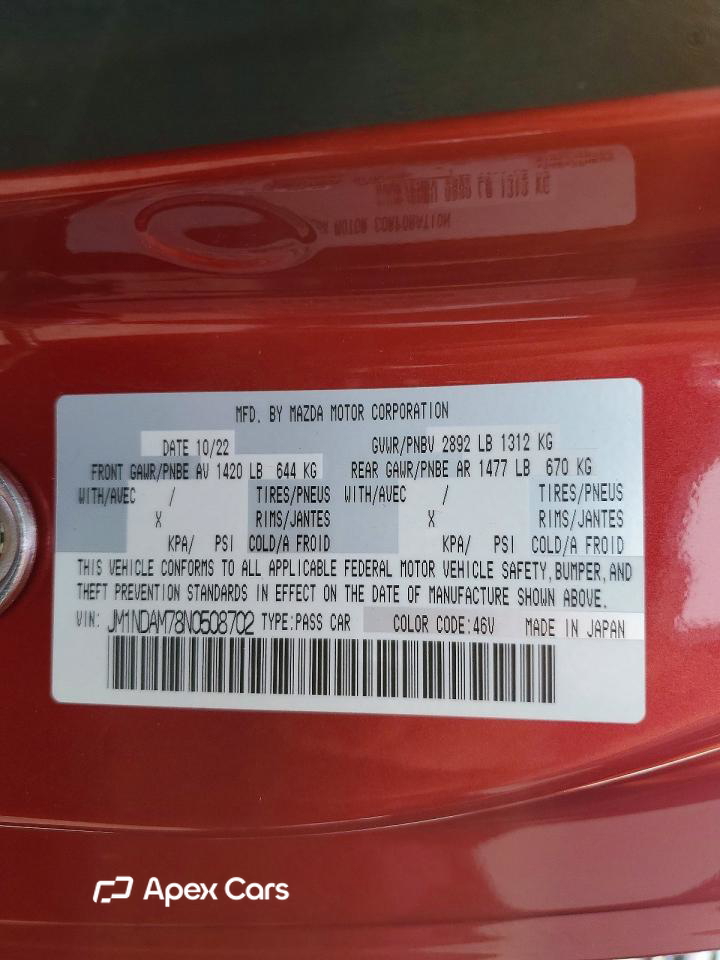 Mazda MX-5 2022