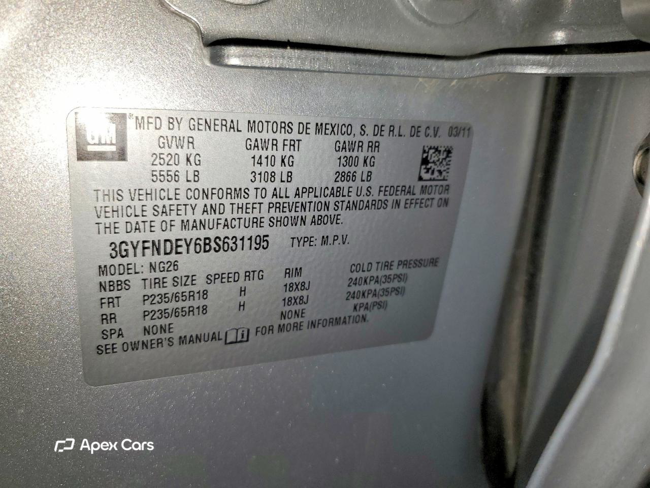 Cadillac SRX 2011