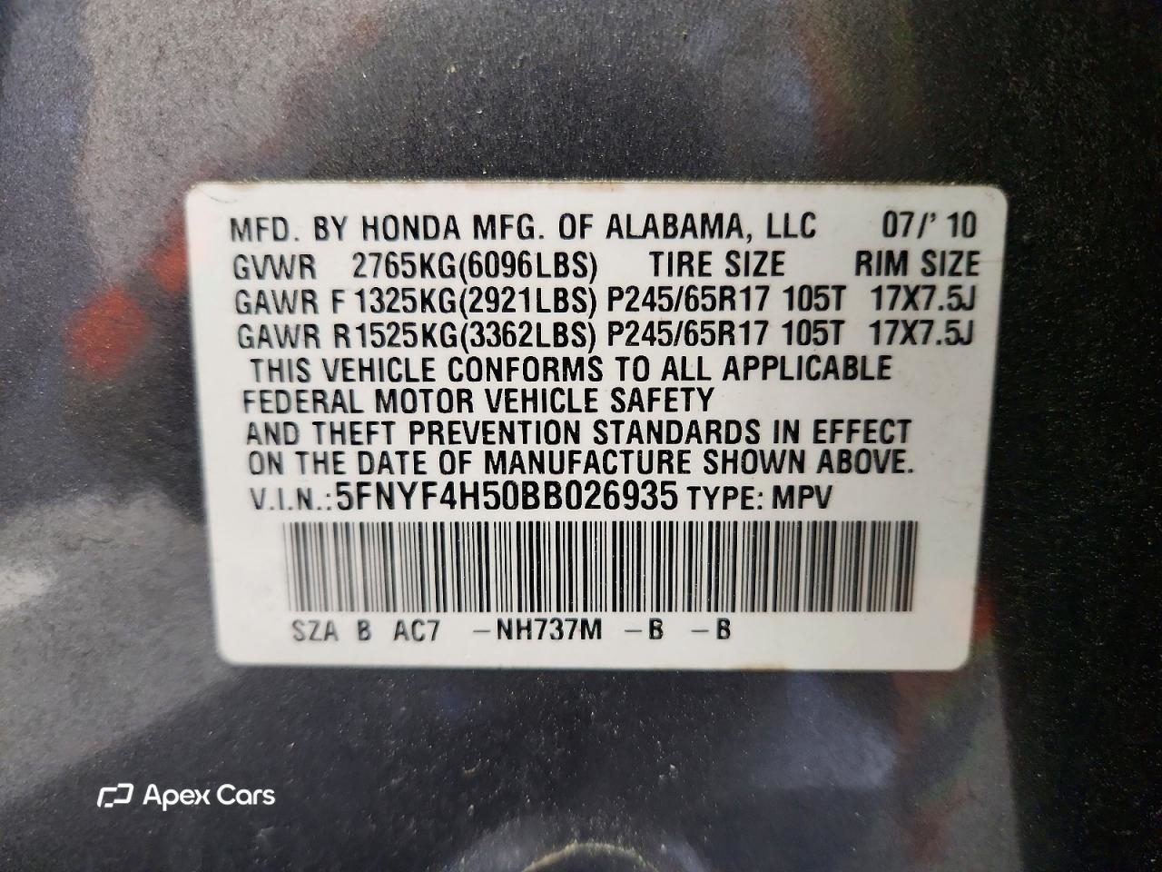 Honda Pilot 2011