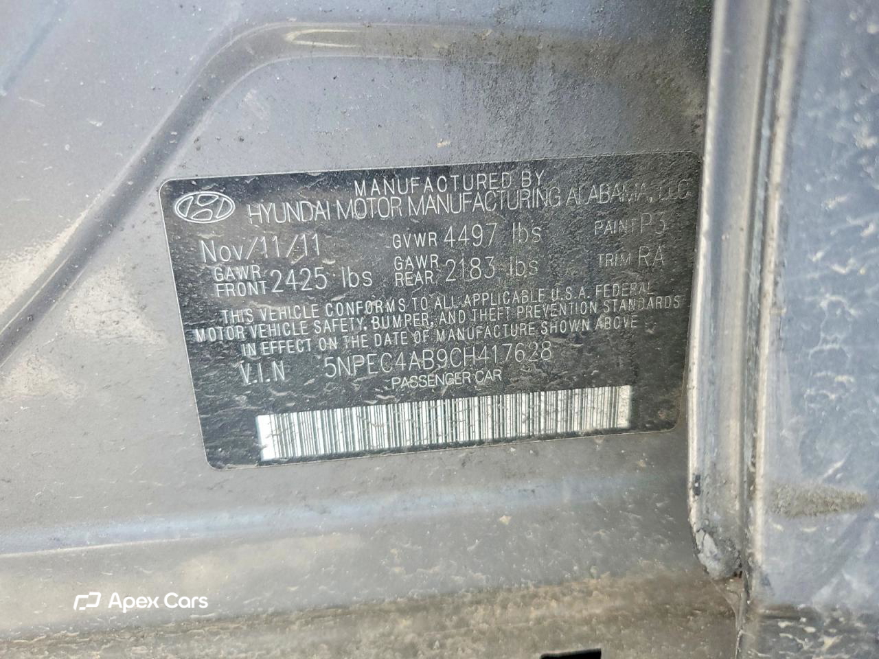 Hyundai Sonata 2012
