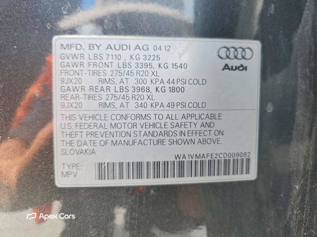 Audi Q7 2012