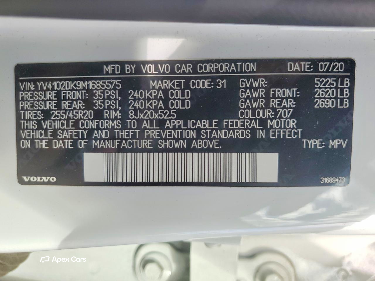 Volvo XC60 2021
