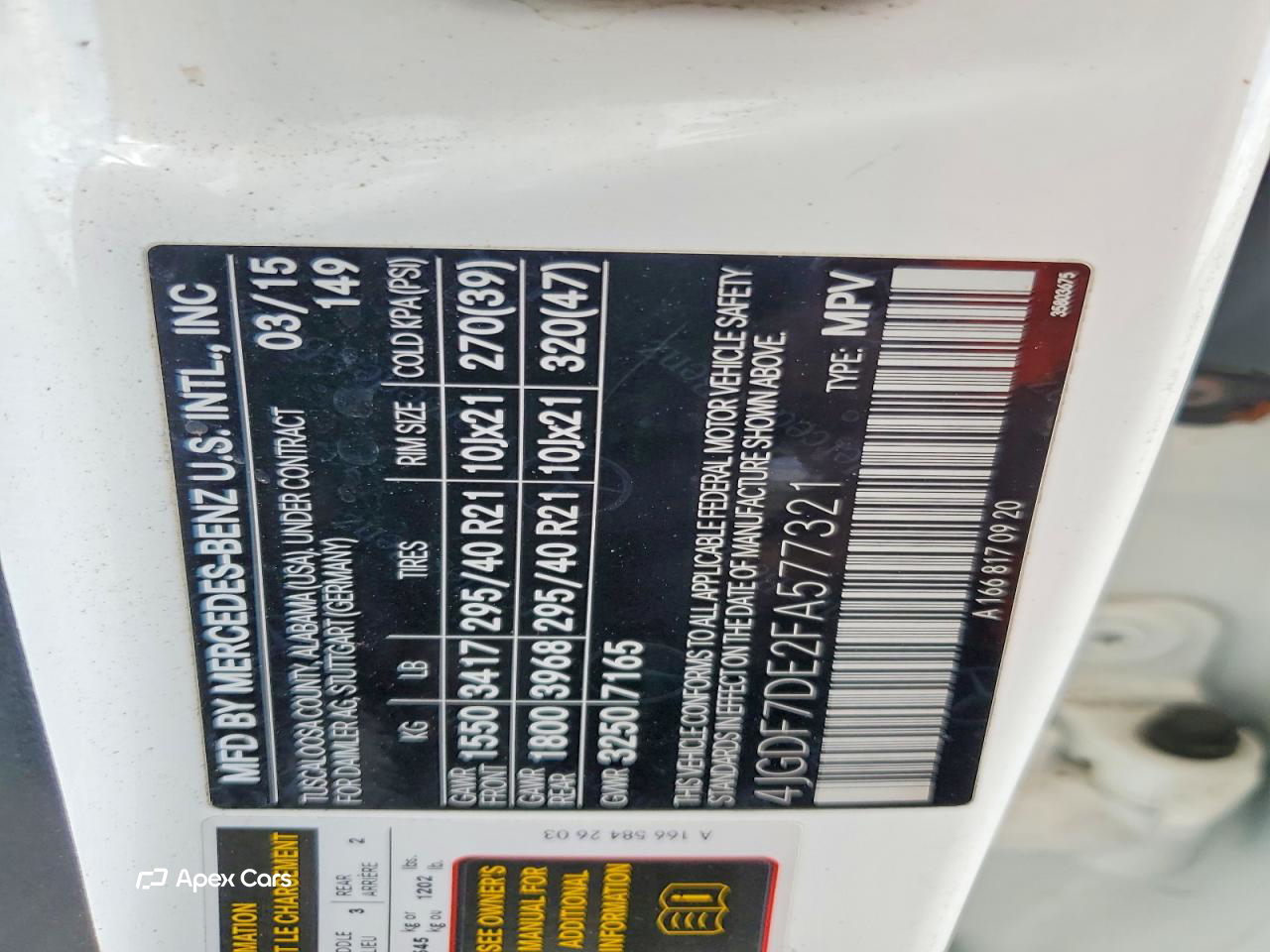 Mercedes-Benz GL-klasse 2015