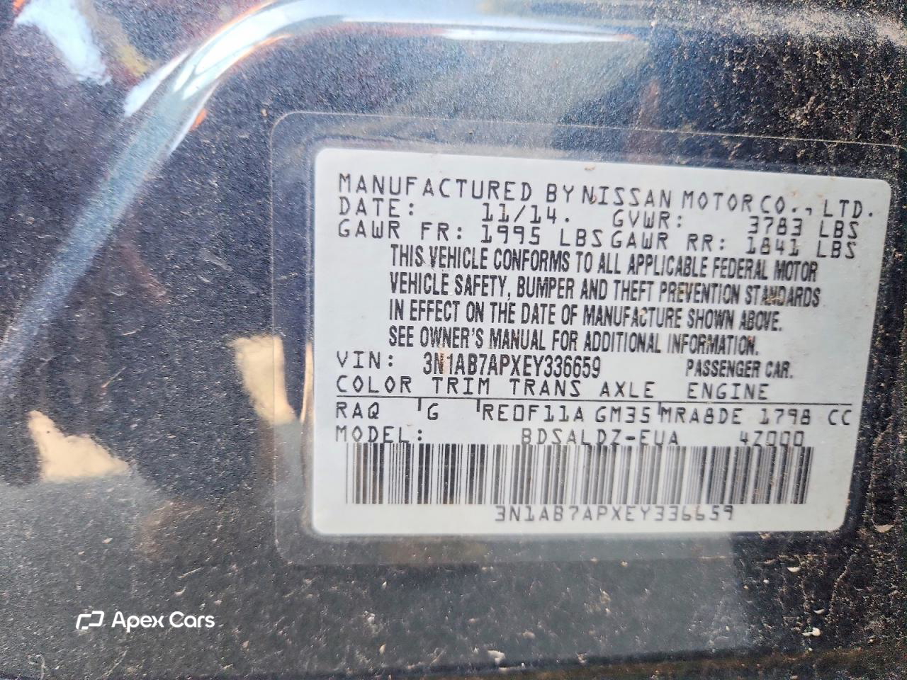 Nissan Sentra 2014