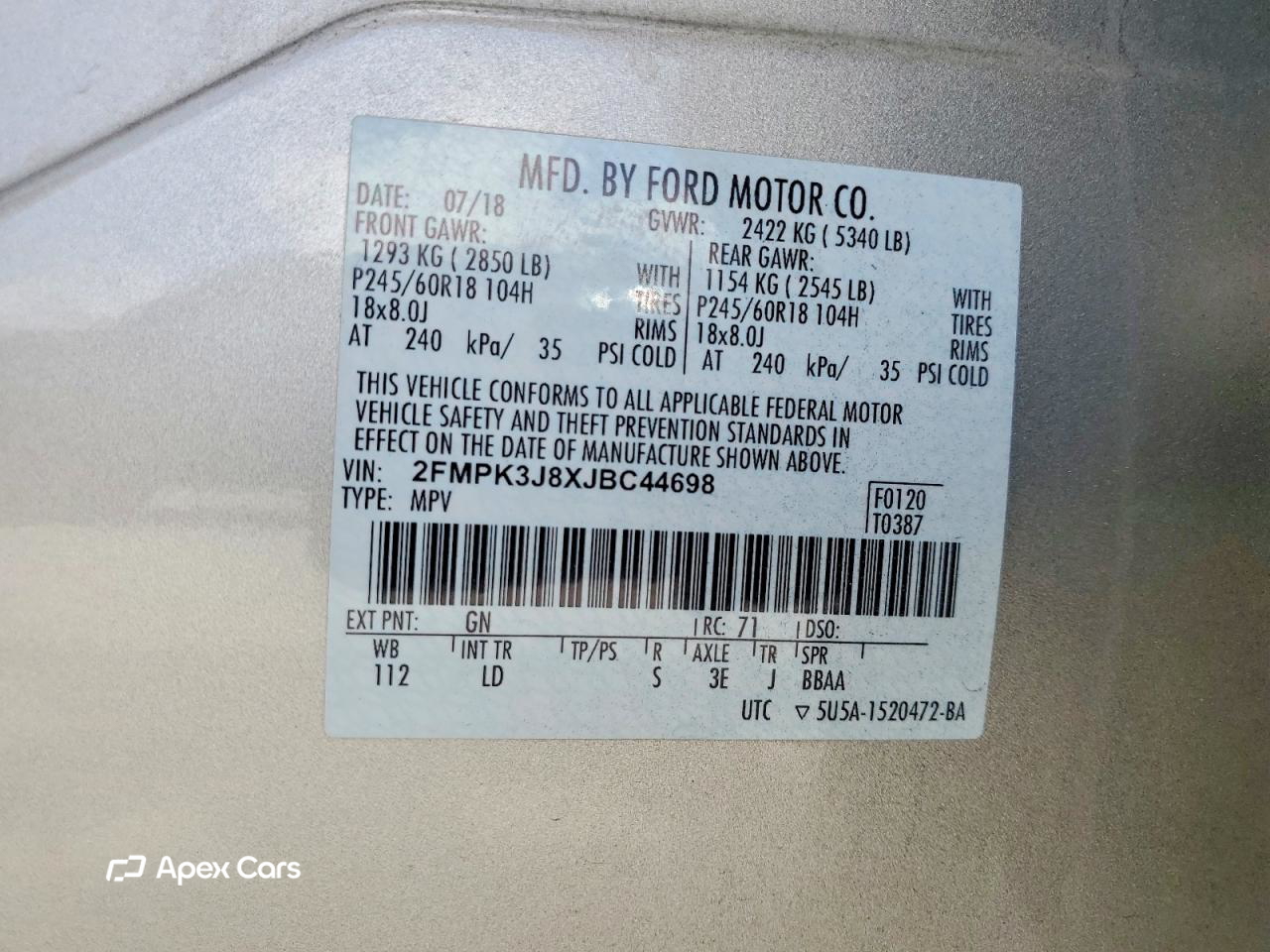 Ford Edge 2018
