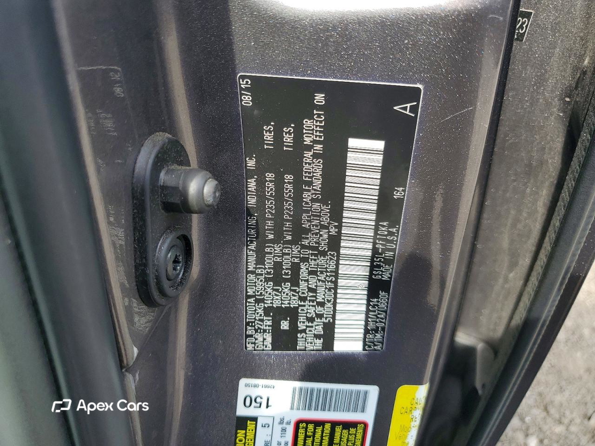 Toyota Sienna 2015