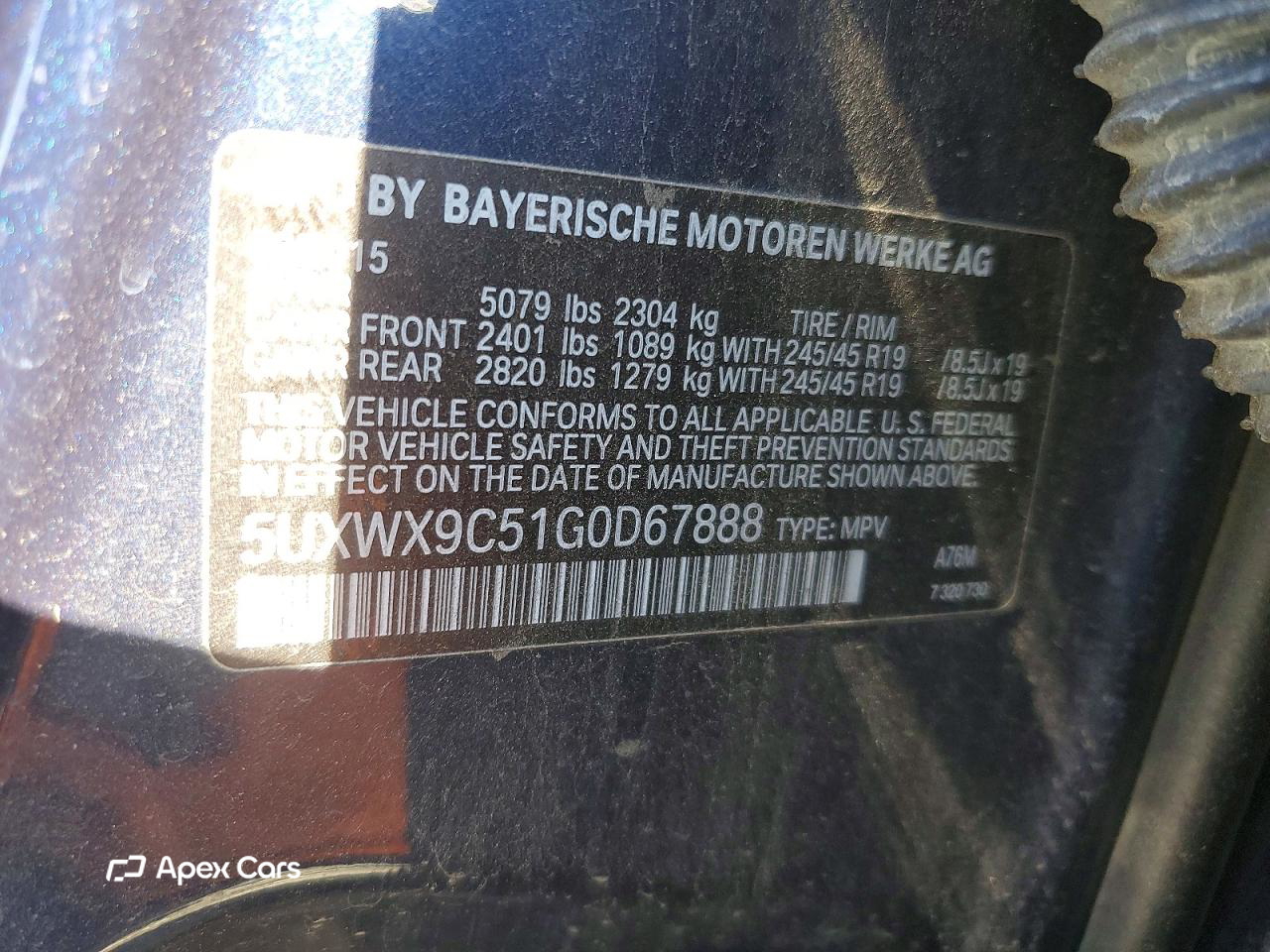 BMW X3 2016