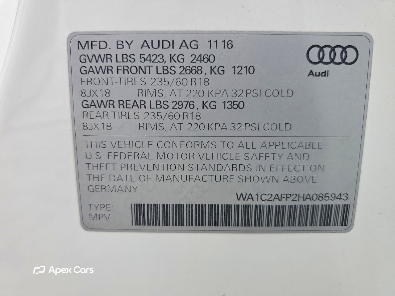 Audi Q5 2017