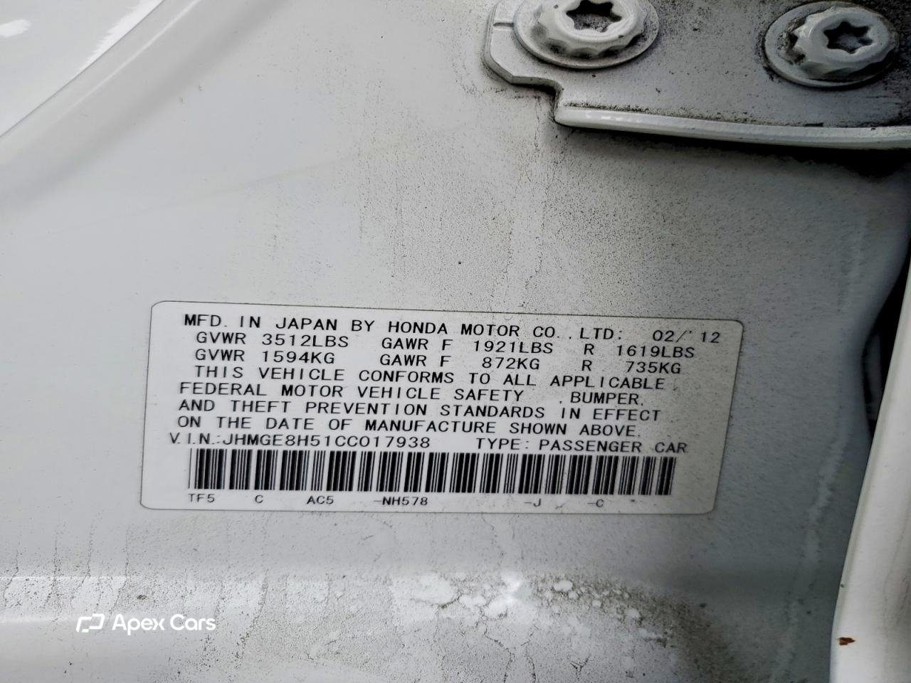Honda Fit 2012