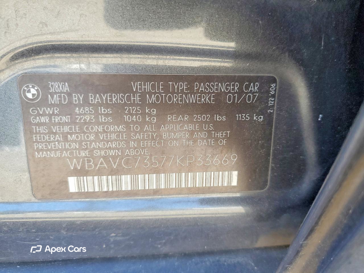 BMW Series 3 2007