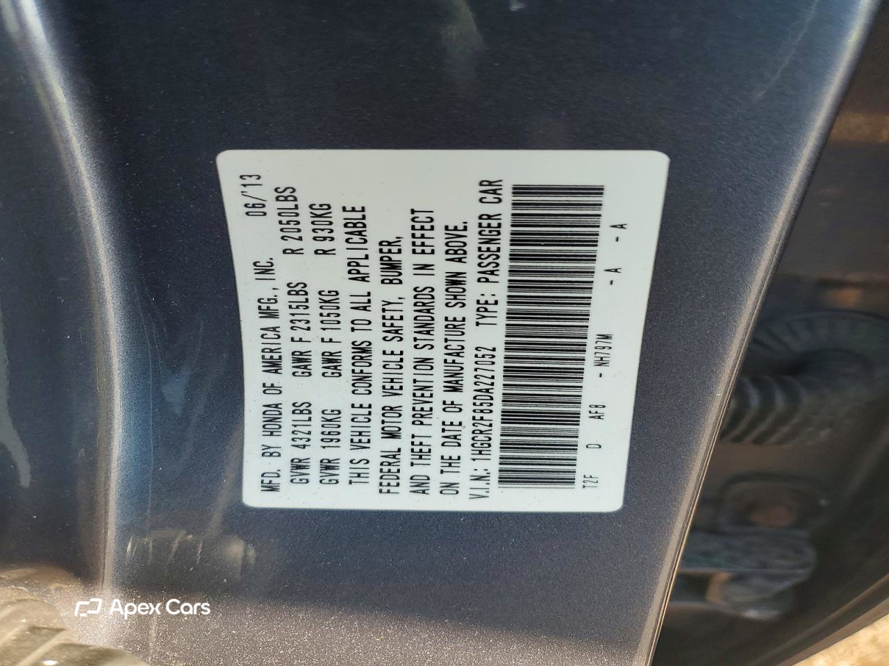 Honda Accord 2013