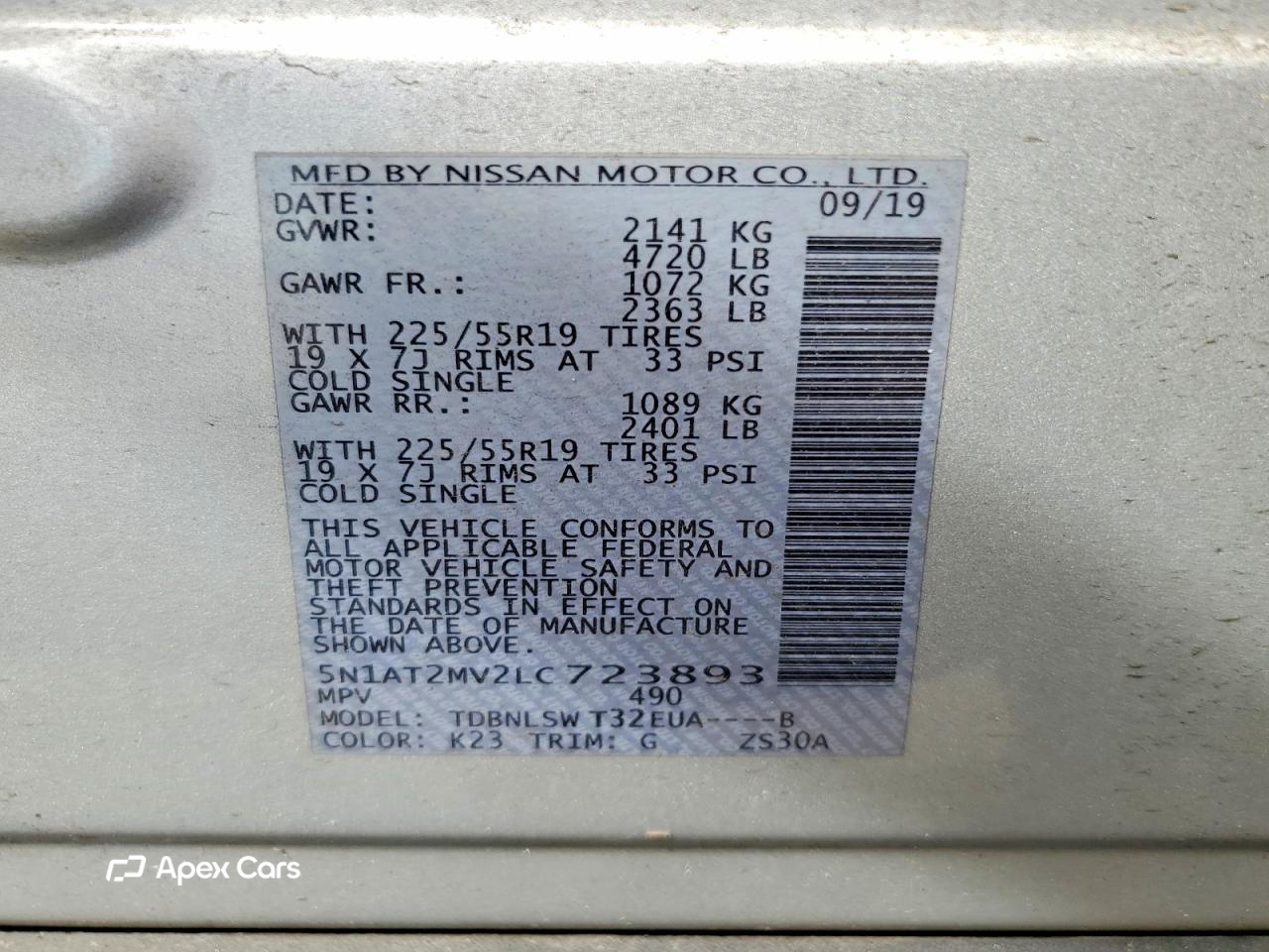Nissan Rogue 2020