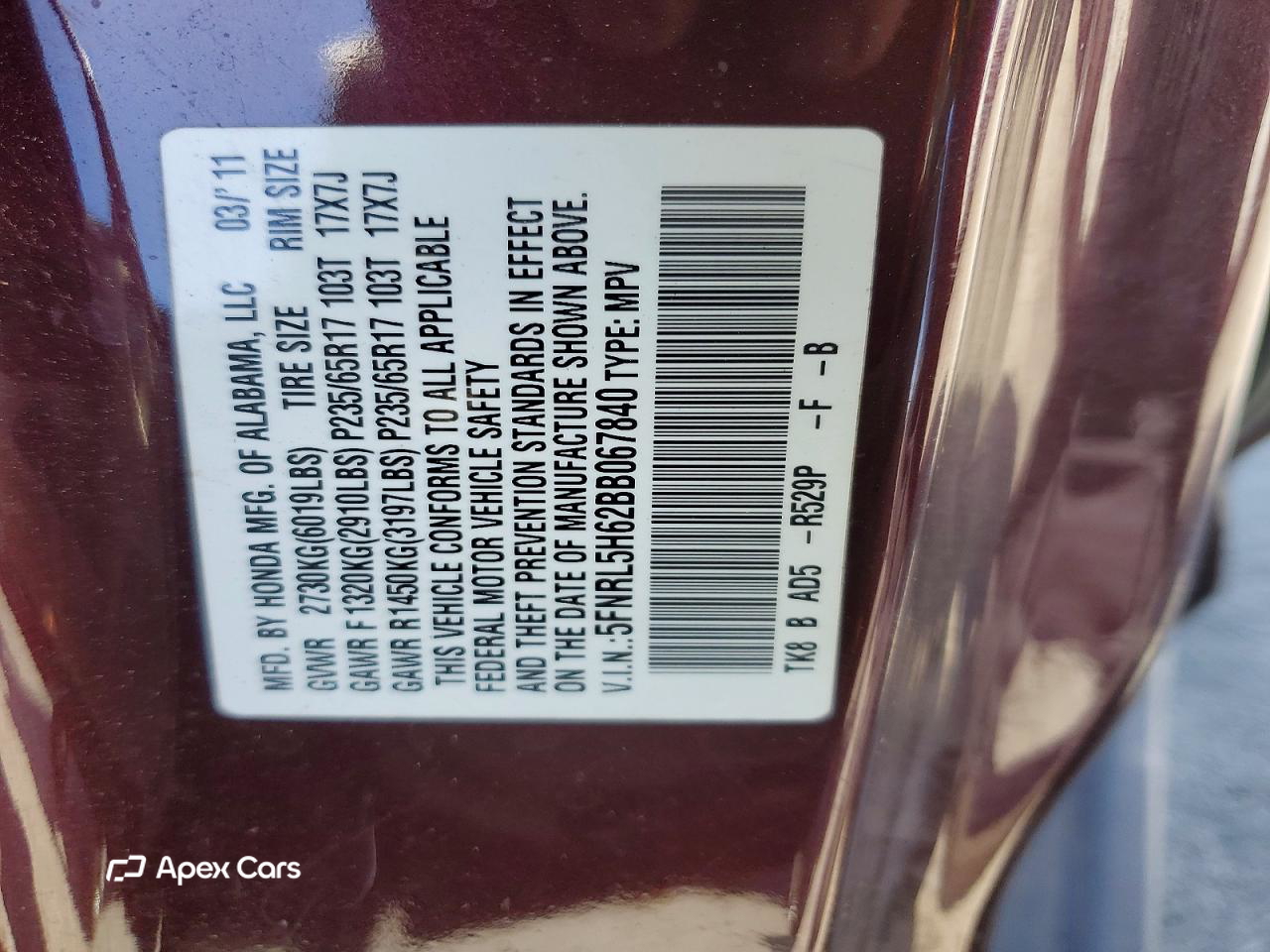 Honda Odyssey 2011