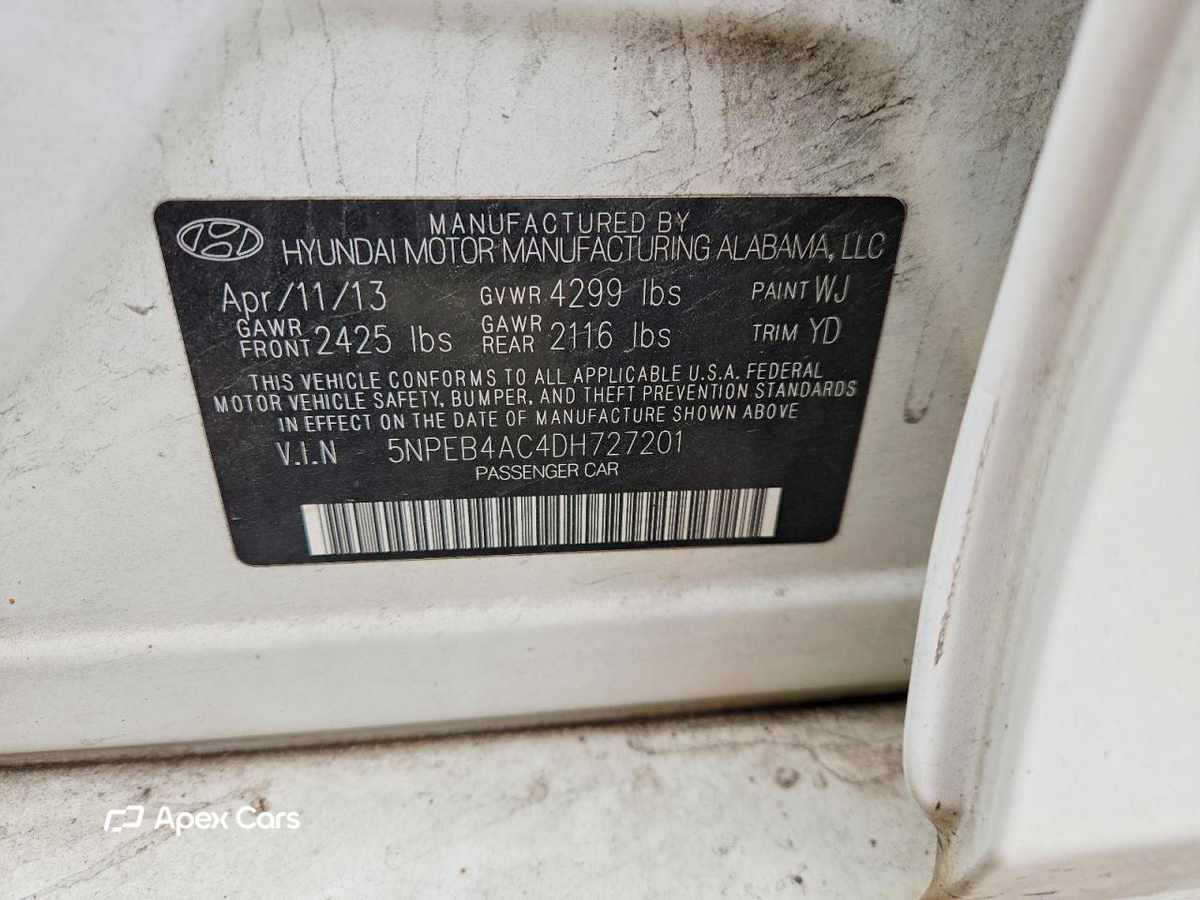 Hyundai Sonata 2013