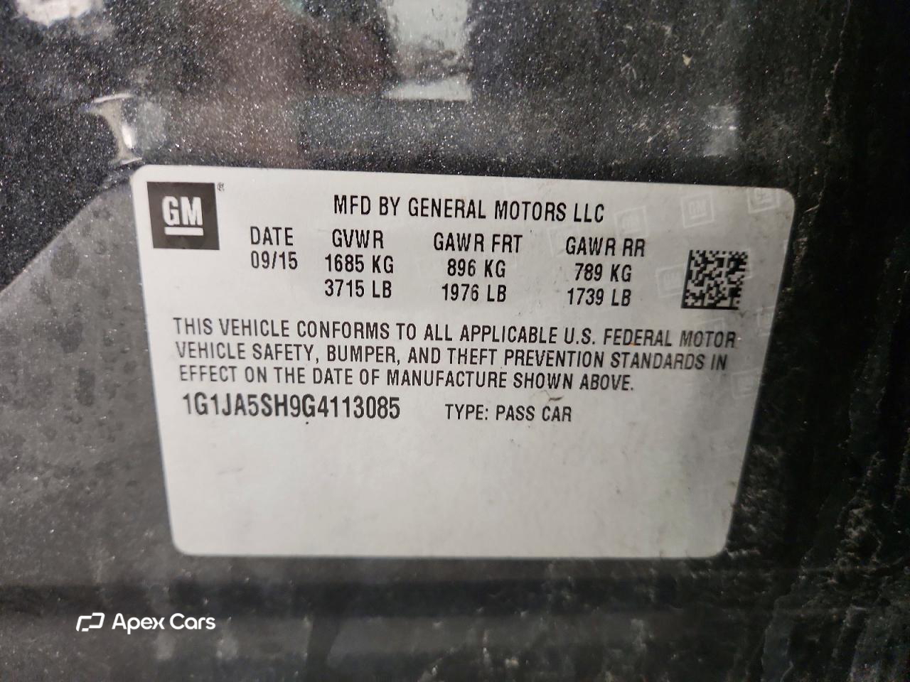 Chevrolet Sonic 2016