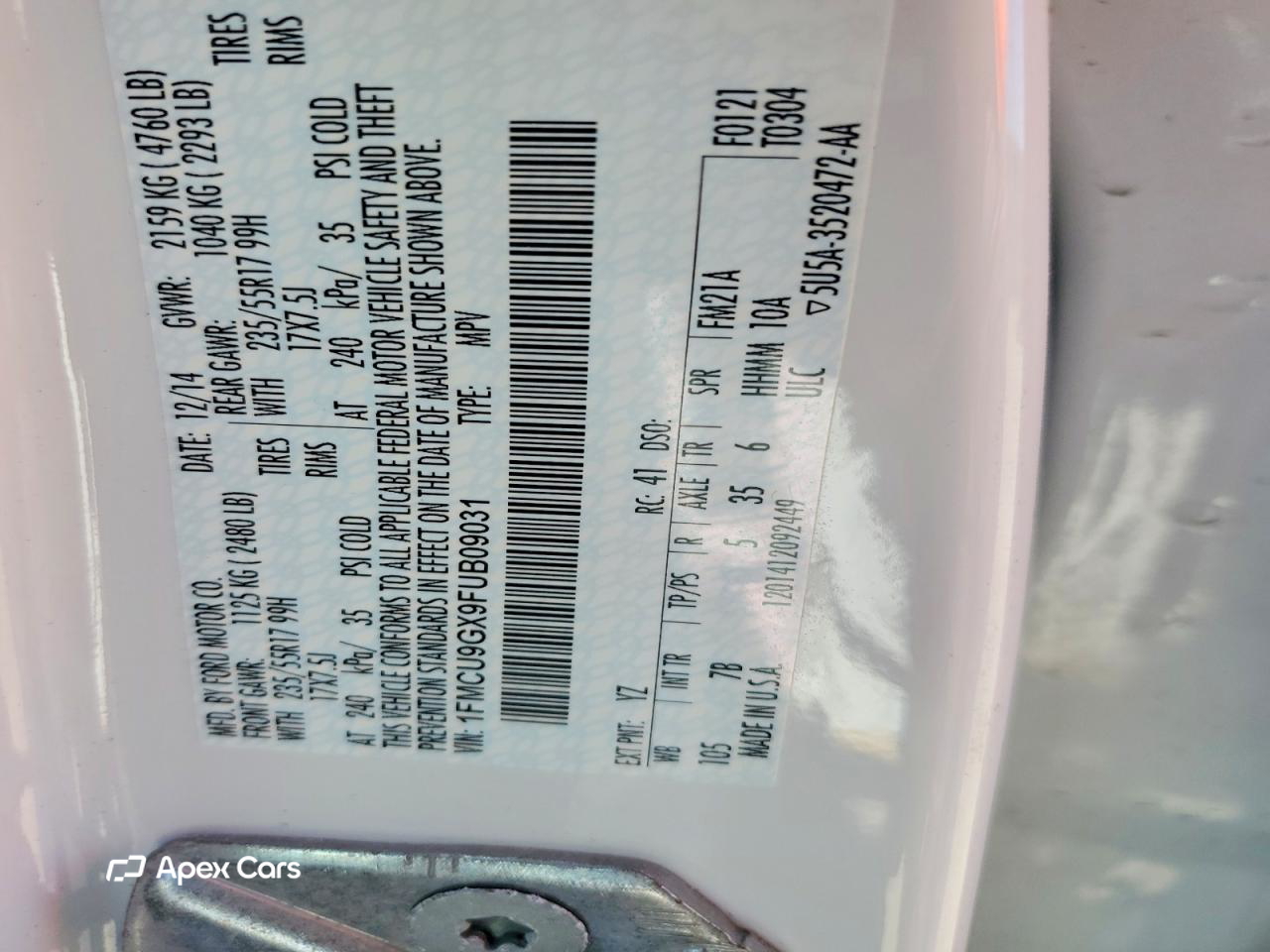 Ford Escape 2015