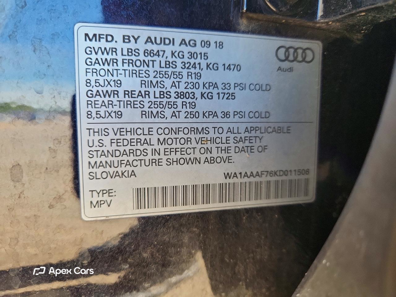 Audi Q7 2019