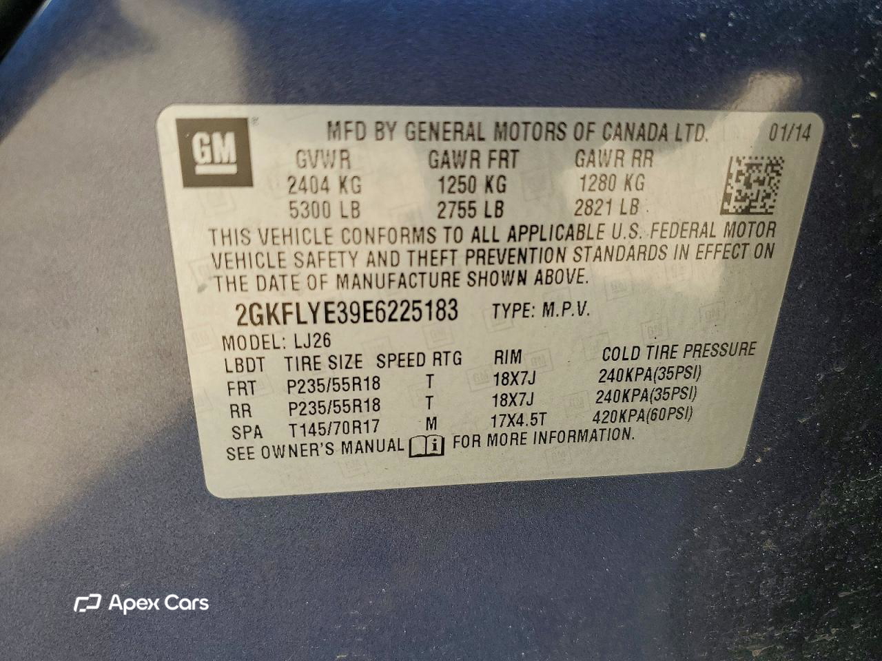 GMC Terrain 2014