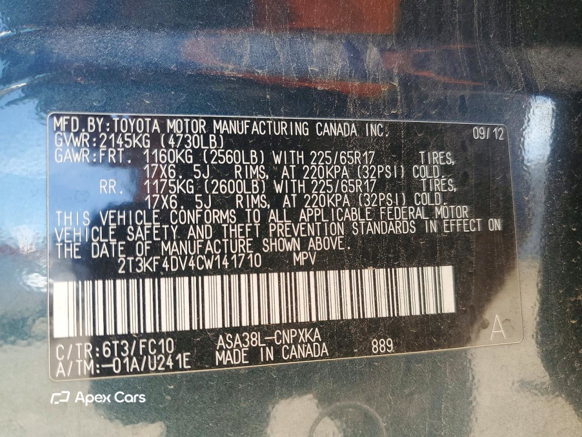 Toyota RAV 4 2012