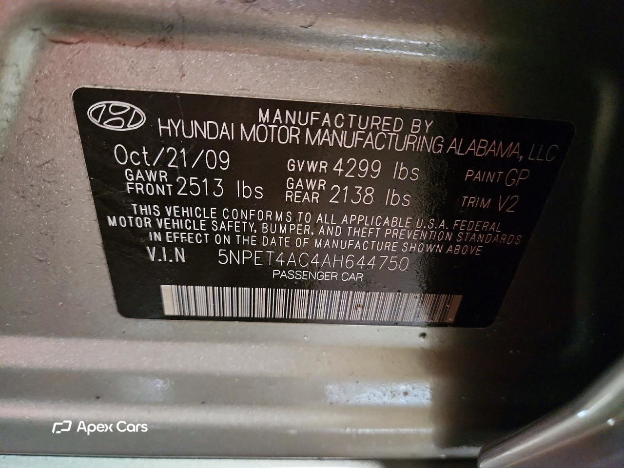 Hyundai Sonata 2010