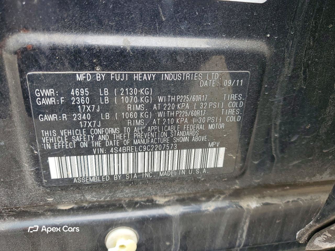 Subaru Outback 2012