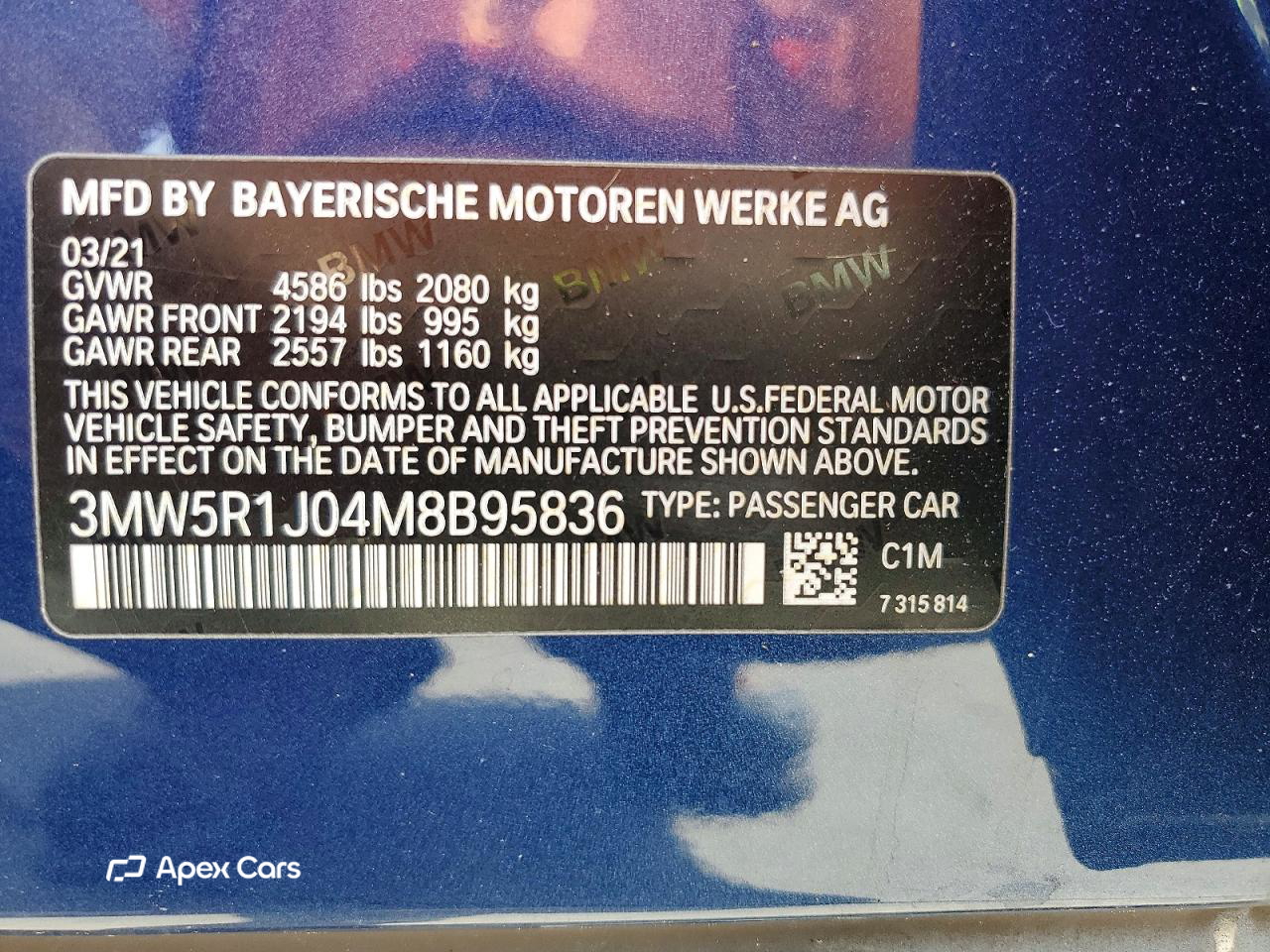 BMW Series 3 2021