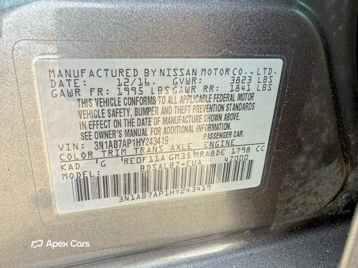 Nissan Sentra 2017