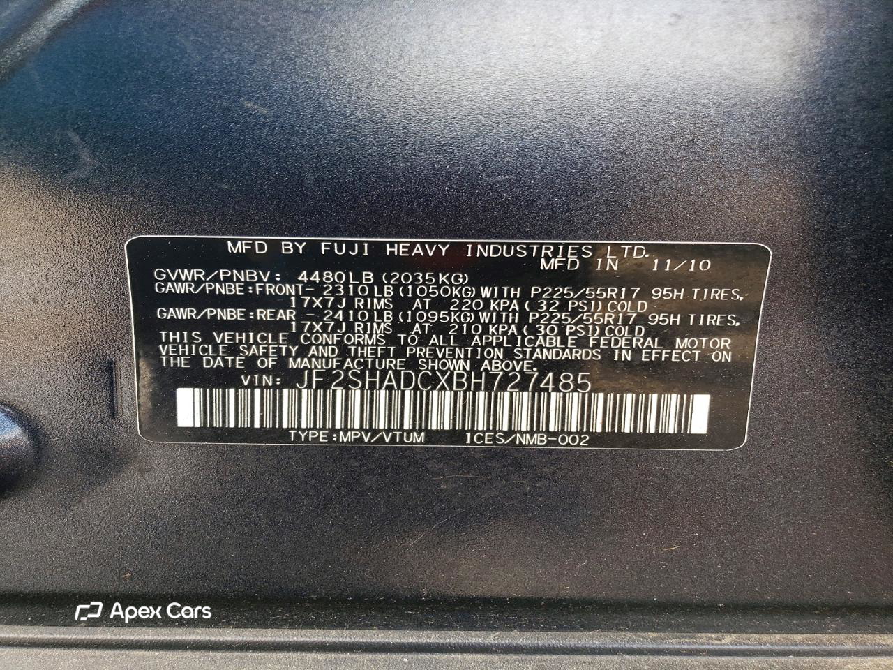 Subaru Forester 2011