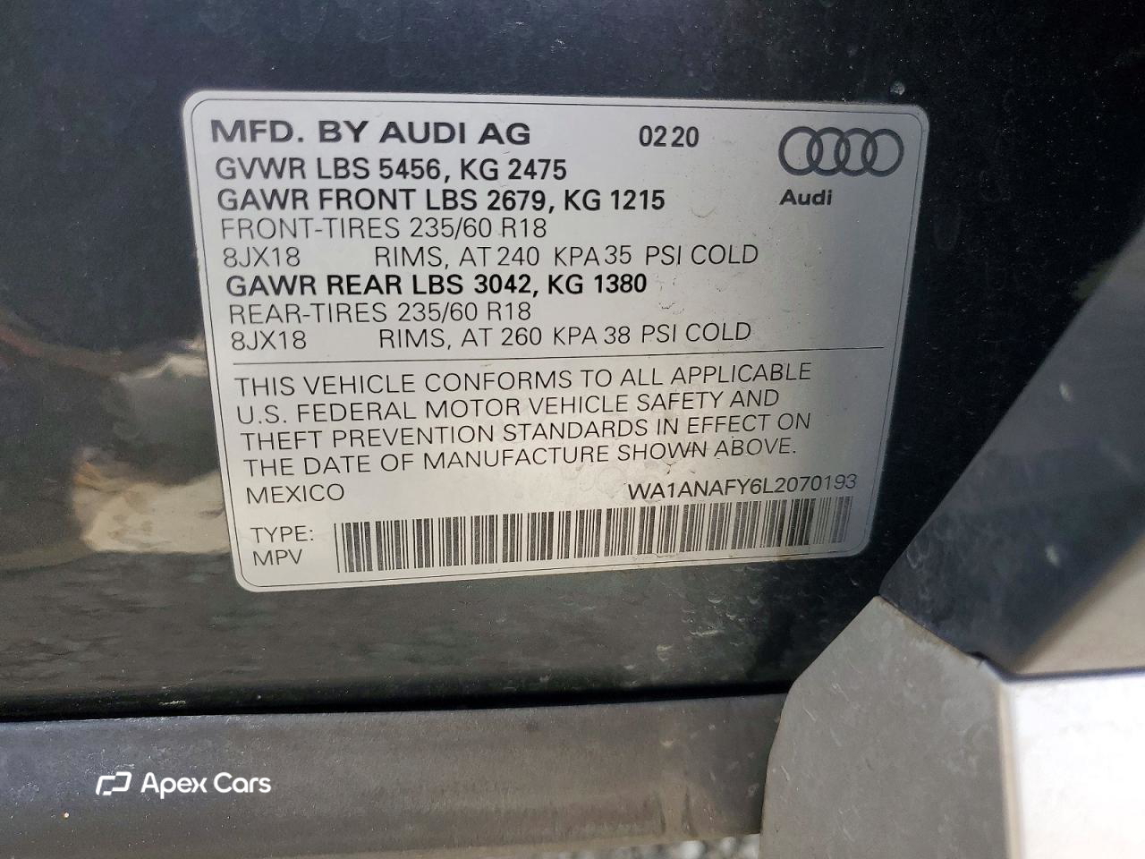 Audi Q5 2020