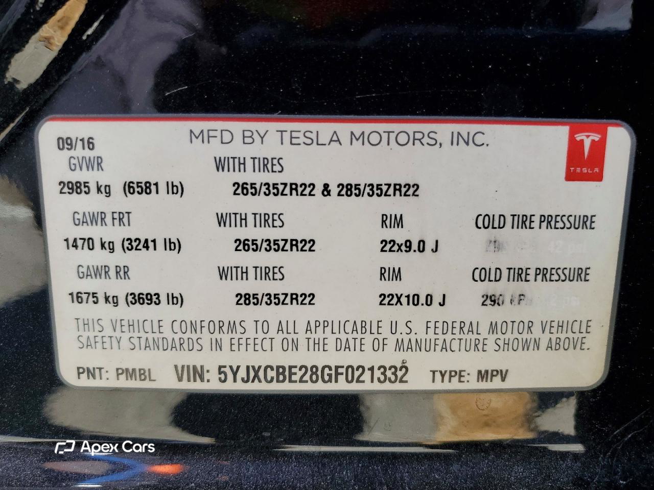 Tesla Model X 2016